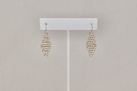 European 4-in-1 Diamond Earrings in Sterling Silver